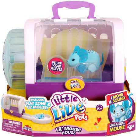 Moose Toys Little Live Pets S2 Lil' Mouse House, Jungle Wonder